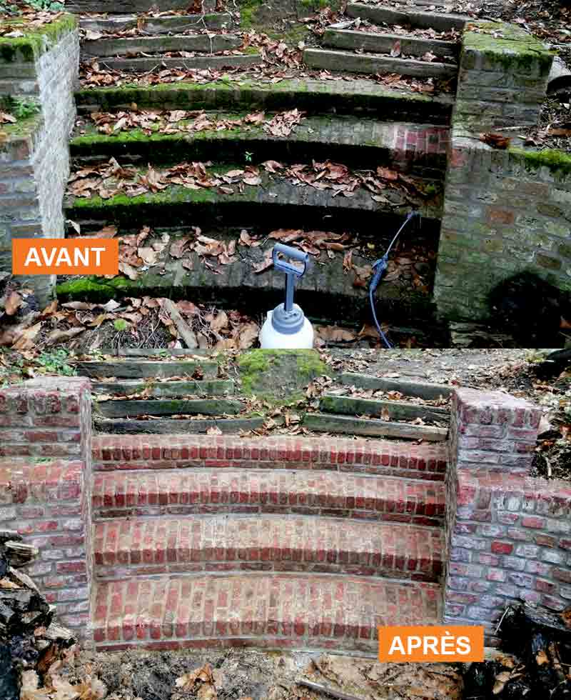 Nettoyage des extérieurs - Ets Le Compagnon Couvreur en Normandie : Nettoyage des extérieurs : Allée, dallage, pavé, muret, terrasse. dans la Manche (50), le Calvados (14), l'Eure (27), l'Orne (61) et la Seine-Maritime (76). ETS LE COMPAGNON COUVREUR
